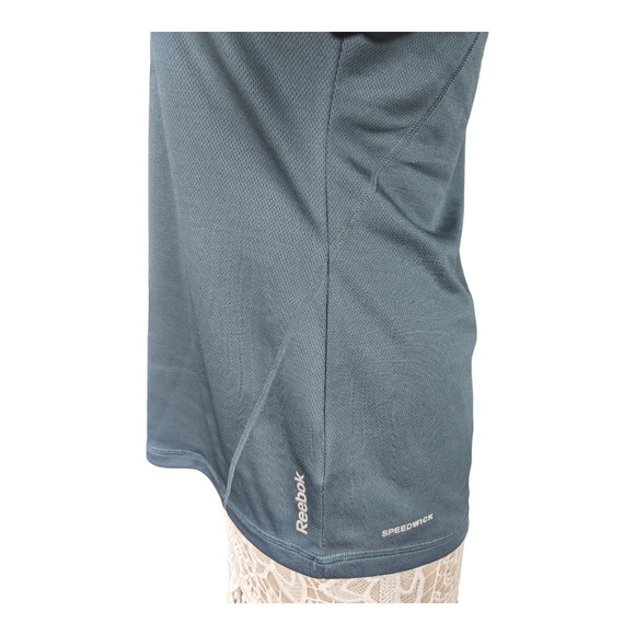 Reebok Speedwick Hooded Long Sleeve Green M - Picture 5 of 7